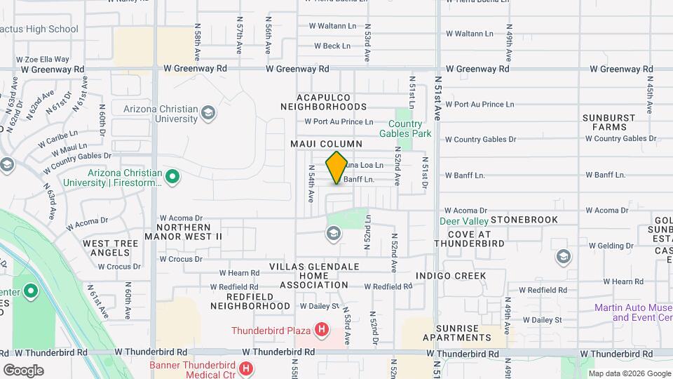 5322 W Saint Moritz Ln Map and Location Details