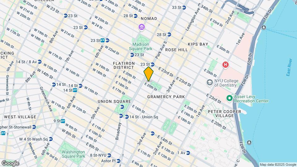 7 Gramercy Park W Map and Location Details