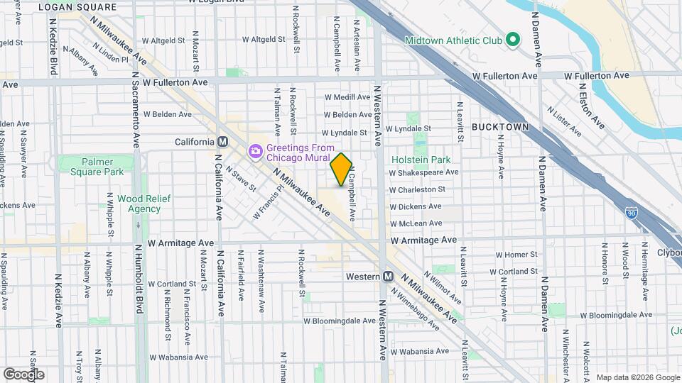2515 W Charleston St, Unit 3 Map and Location Details