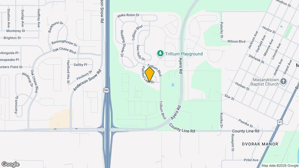 495 Painted Leaf Dr Map and Location Details