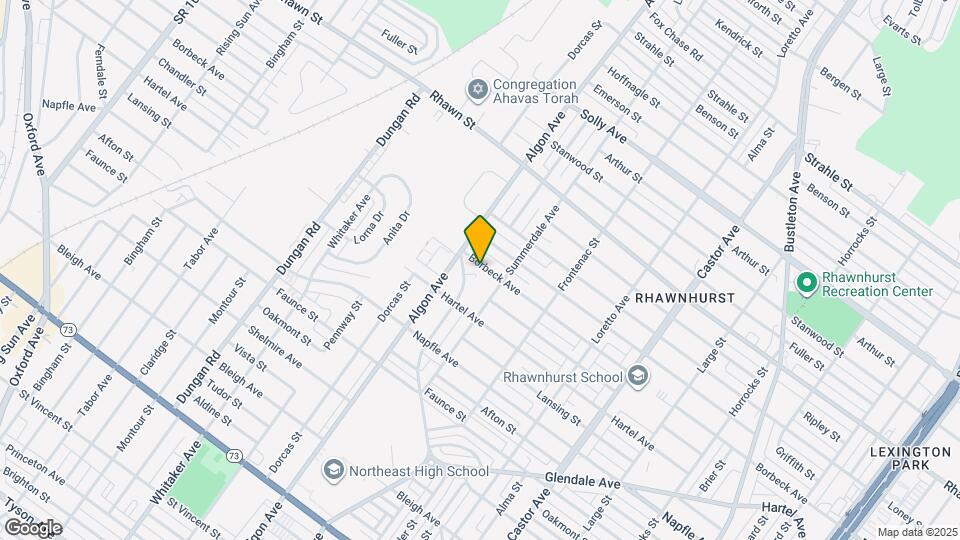 1622 Borbeck Ave Map and Location Details