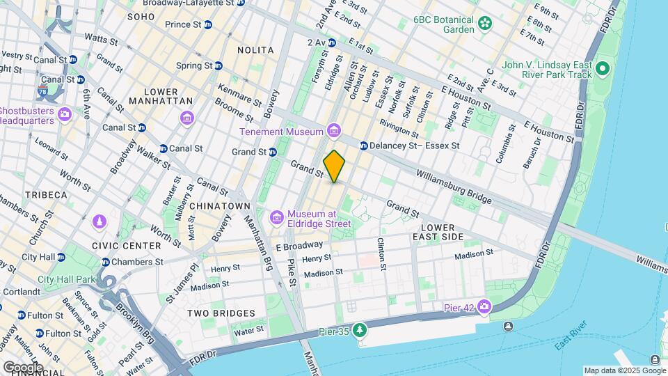 54 1/2 Ludlow St Mapa y Detalles de la Ubicación