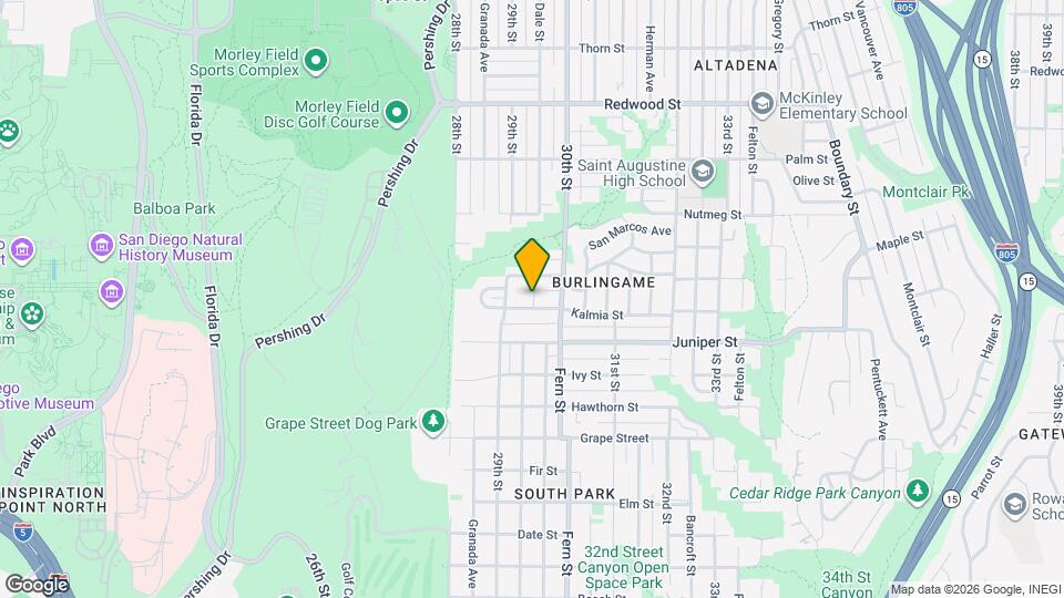 2948 Kalmia St Map and Location Details