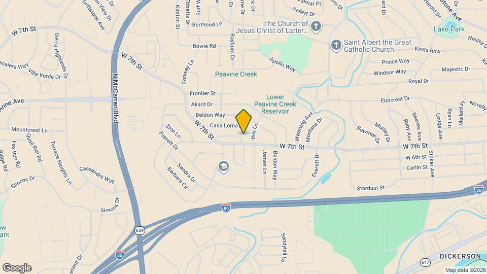 3221 Downey Ave Map and Location Details