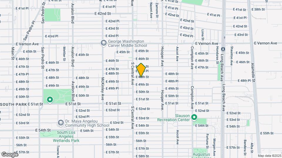 1148 E 48th St Mapa y Detalles de la Ubicación