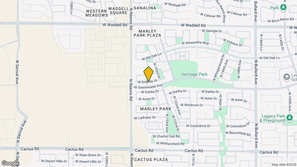 15391 W Dreyfus St Map and Location Details