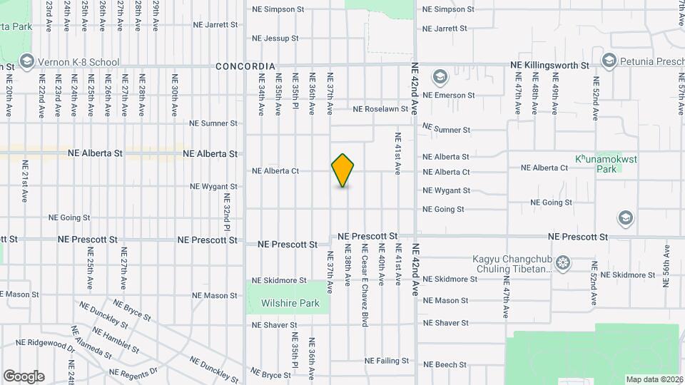 4643 NE 38th Ave-Unit -4643 Map and Location Details