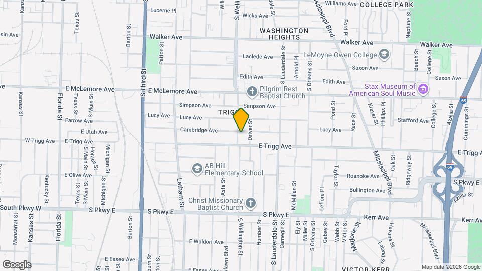 1260 S Wellington St Map and Location Details