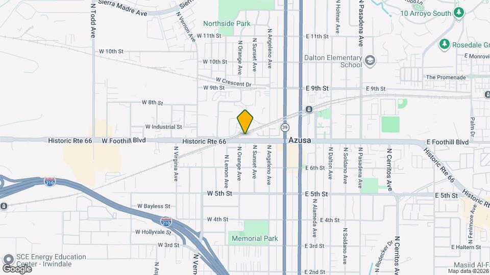 451 W Foothill Blvd, Unit Apt 8 Map and Location Details