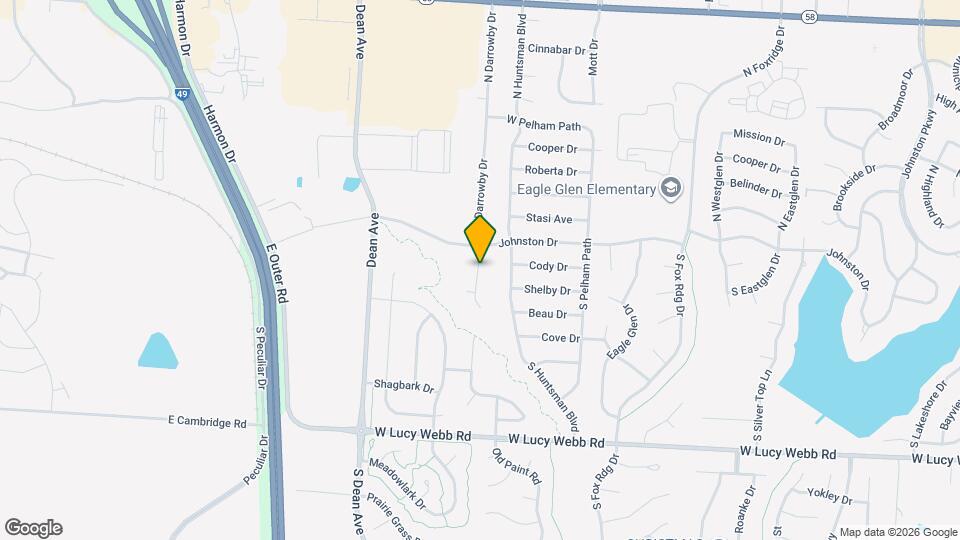 313 S Darrowby Dr Map and Location Details