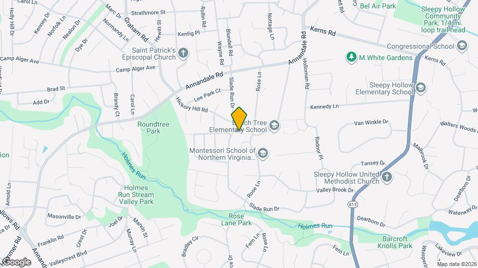 3343 Slade Run Dr Map and Location Details