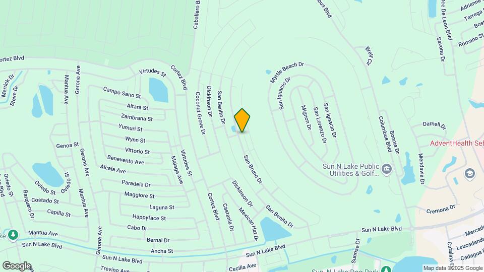 6825 San Bruno Dr Map and Location Details