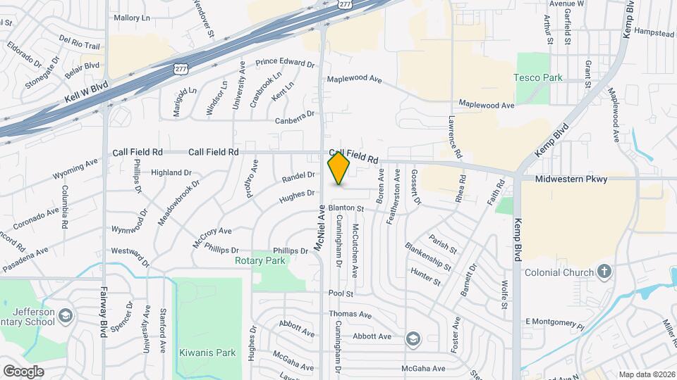 4220 Idlewood Dr Map and Location Details