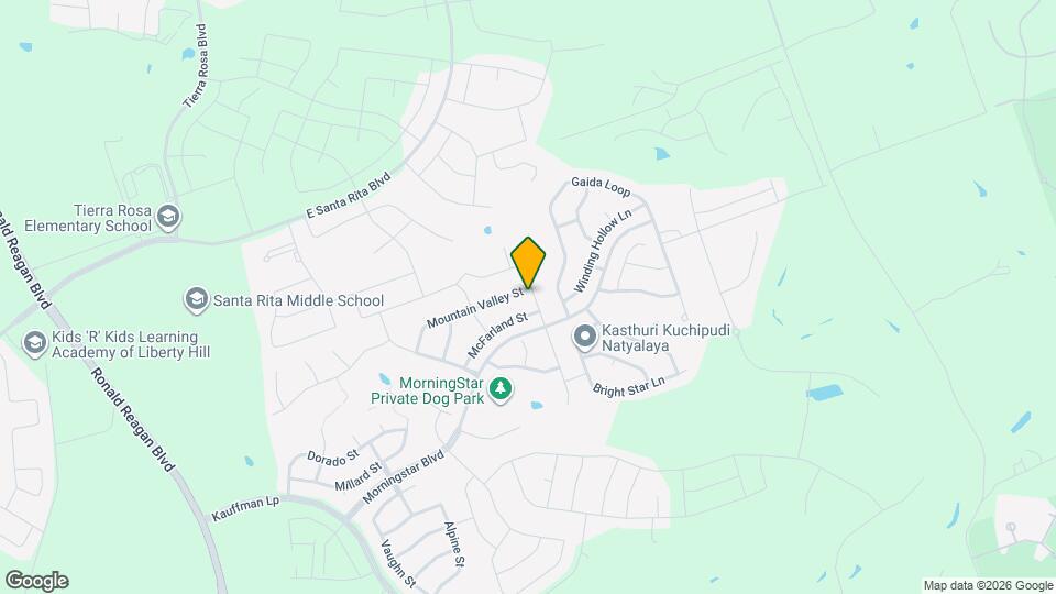 101 Mountain Valley St Map and Location Details