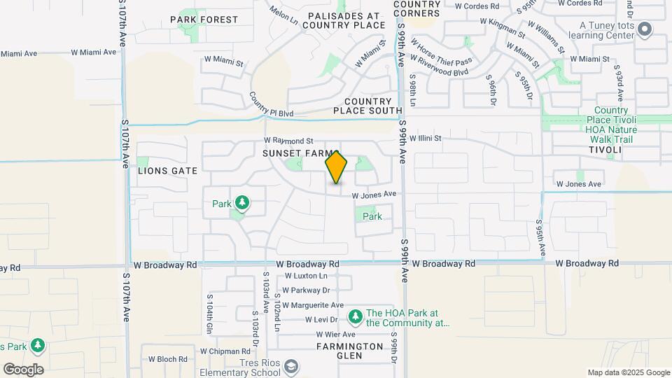 3918 S 100th Glen Map and Location Details