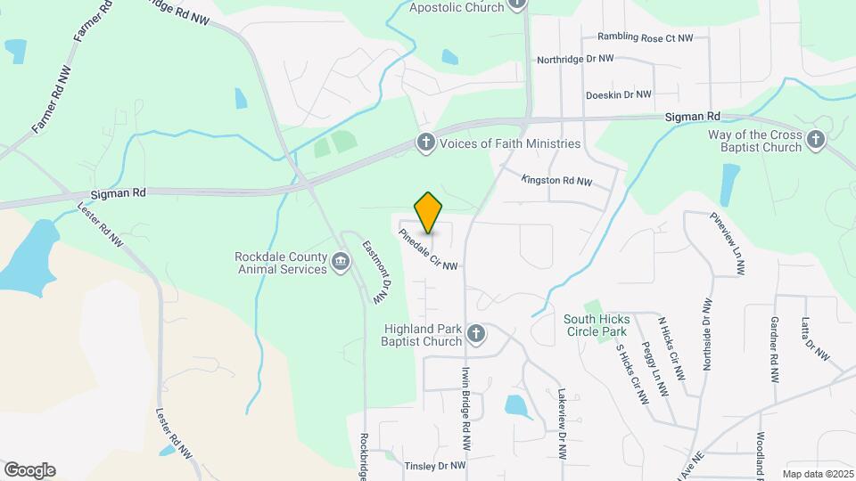 1516 Pine Cone Ln NW Map and Location Details