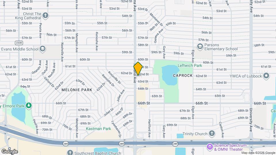 6211 Indiana Ave Map and Location Details