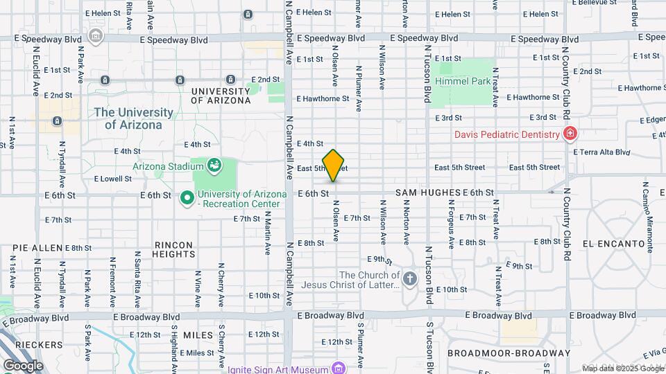 2049 E 6th St Map and Location Details