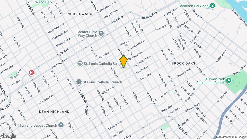 1825 Cumberland Ave Map and Location Details