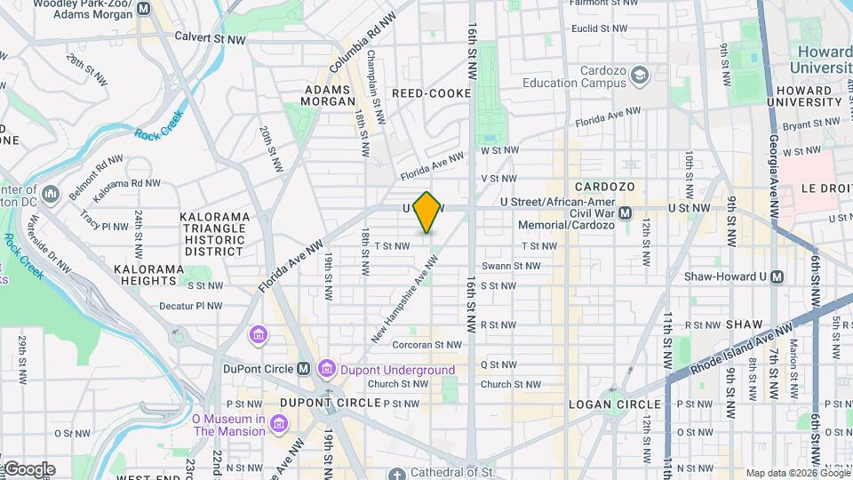 1906 17th St NW Map and Location Details