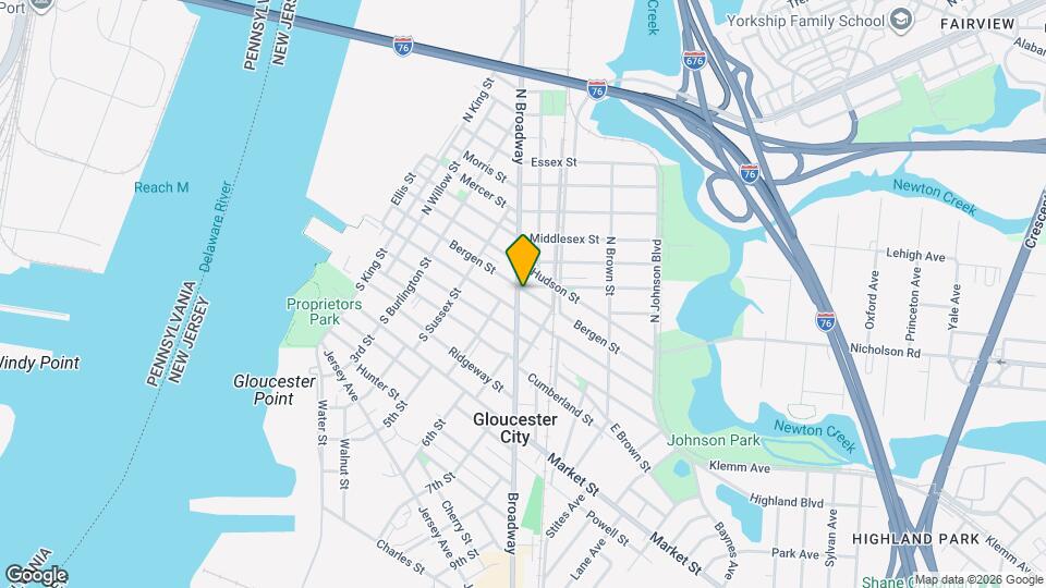 14 N Broadway Mapa y Detalles de la Ubicación