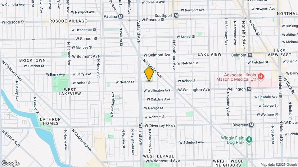 1529 W Nelson St, Unit J07P Map and Location Details