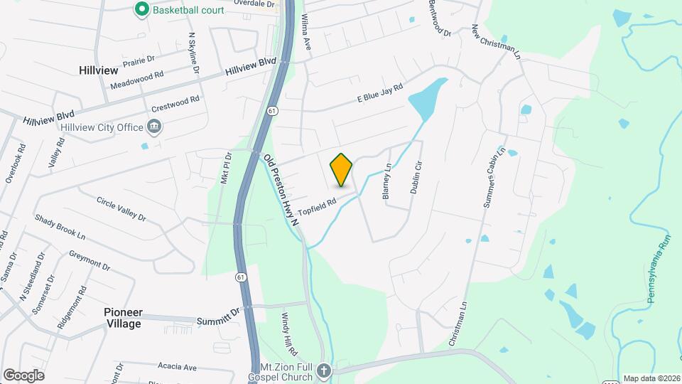 272 Topfield Rd Map and Location Details