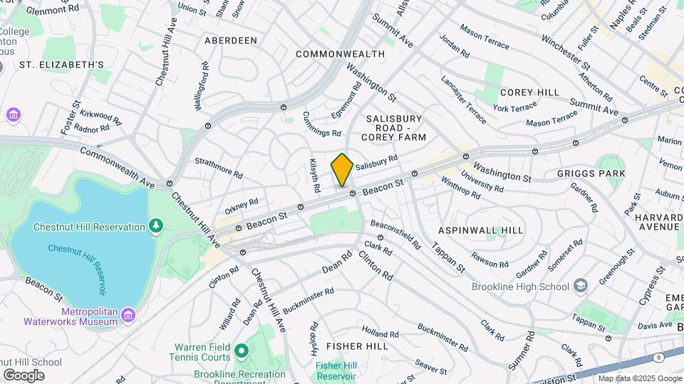 1786 Beacon St, Unit 3 Map and Location Details