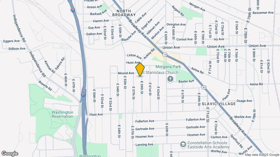 3620 E 59th St Map and Location Details