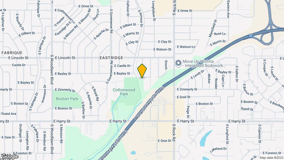 1021 S Eastern Ave Map and Location Details