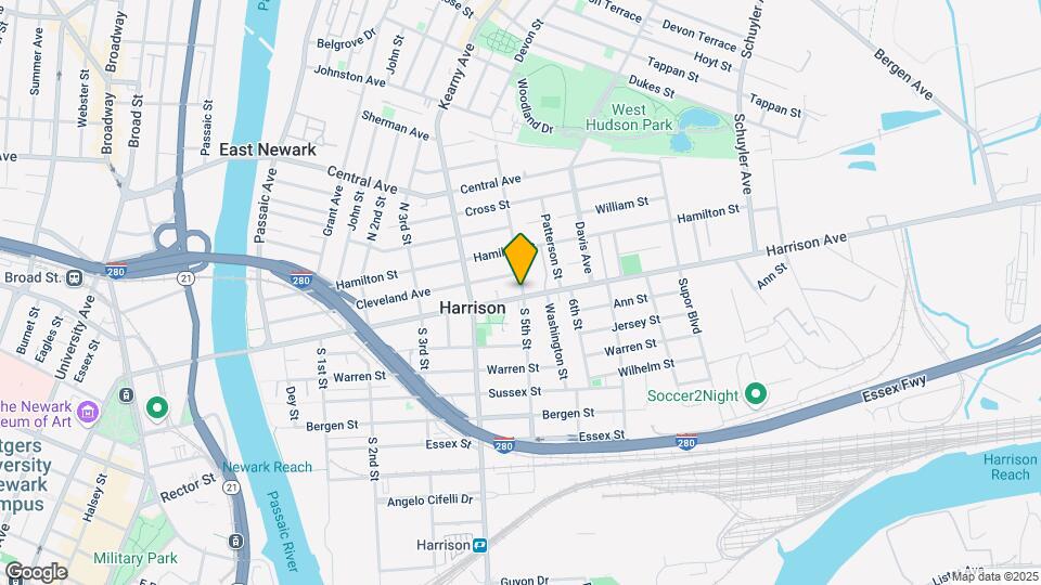 438 Harrison Ave Map and Location Details
