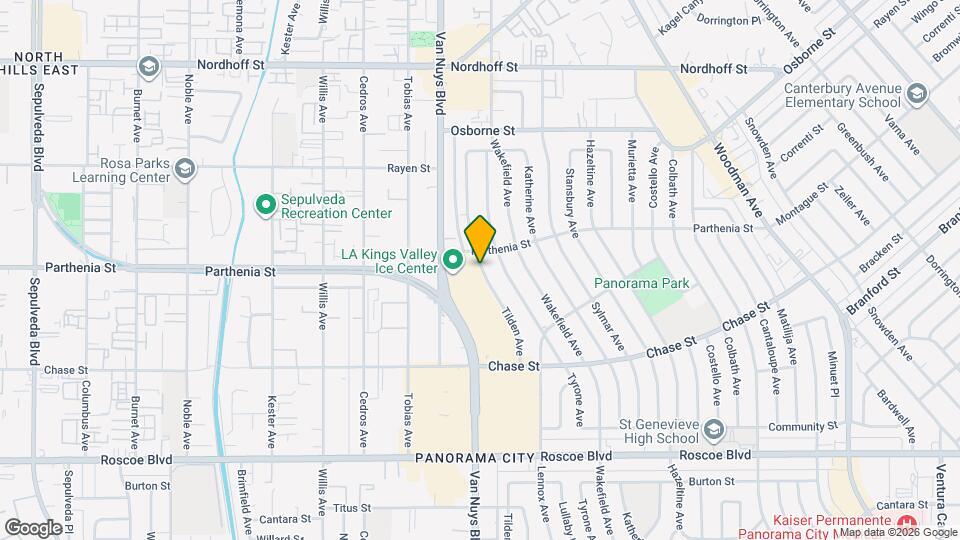 8733 Tilden Ave Mapa y Detalles de la Ubicación