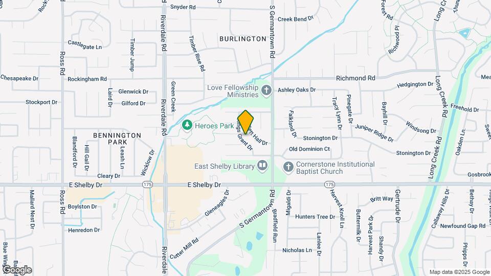 4574 Kings Grant Dr Map and Location Details