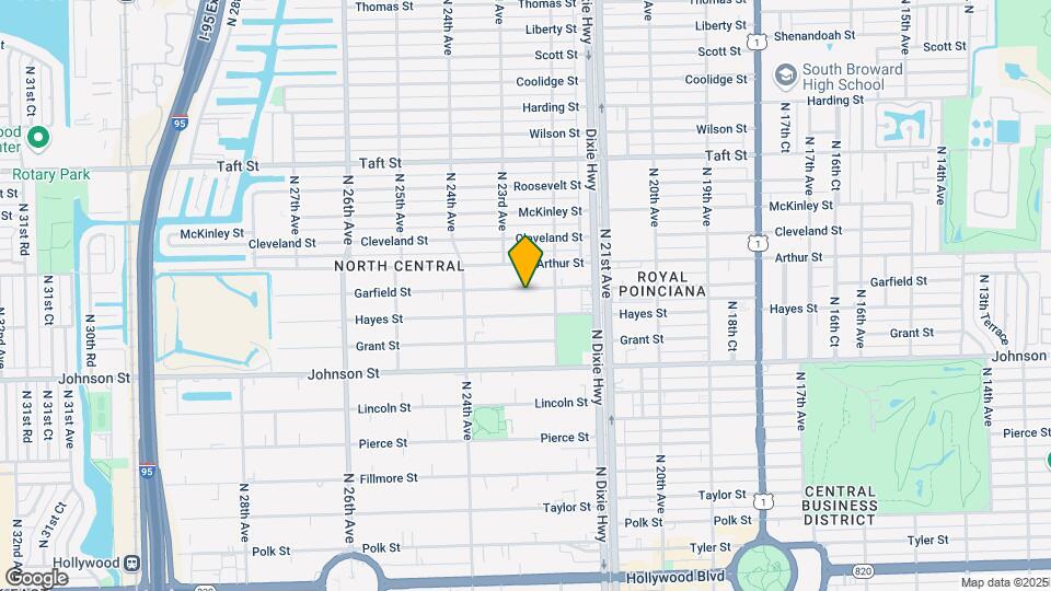 2230 Garfield St Map and Location Details