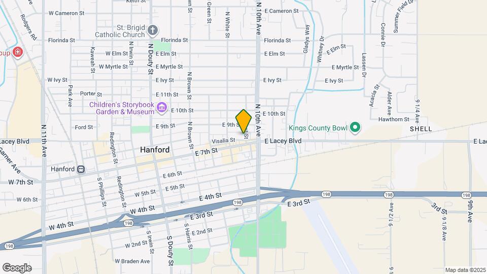 320 N East St Map and Location Details