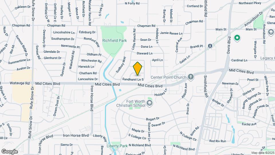 7445 Sandhurst Ln S Map and Location Details