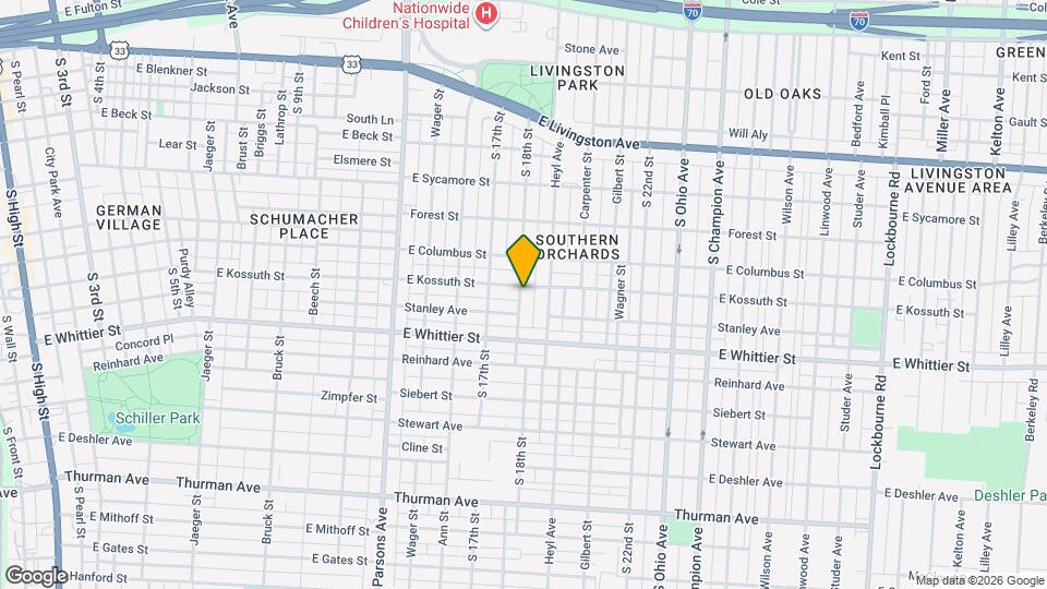 928 S 18th St Map and Location Details