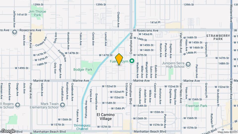 14832 Chadron Ave Map and Location Details