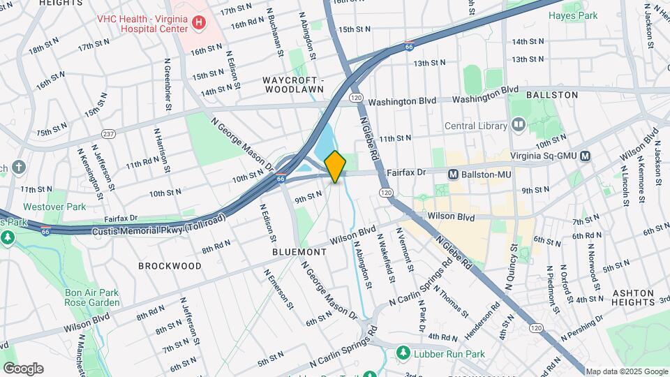 866 N Abingdon St Mapa y Detalles de la Ubicación