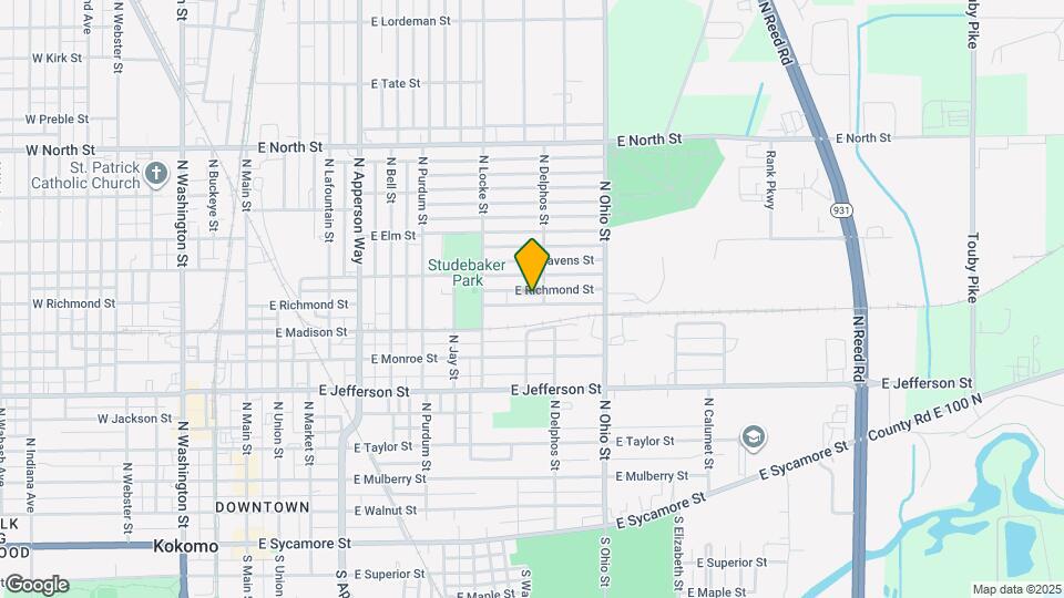 941 E Richmond St Map and Location Details