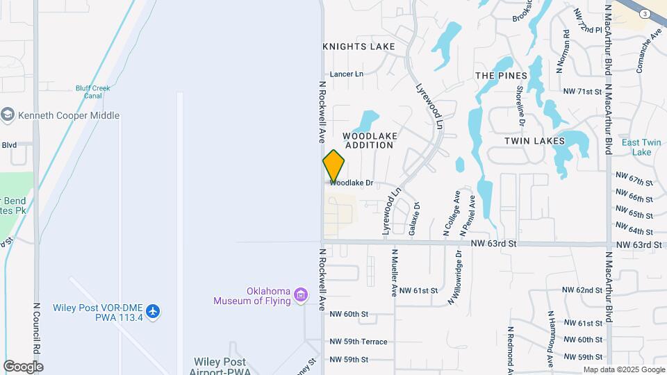 7020 Woodlake Dr Map and Location Details