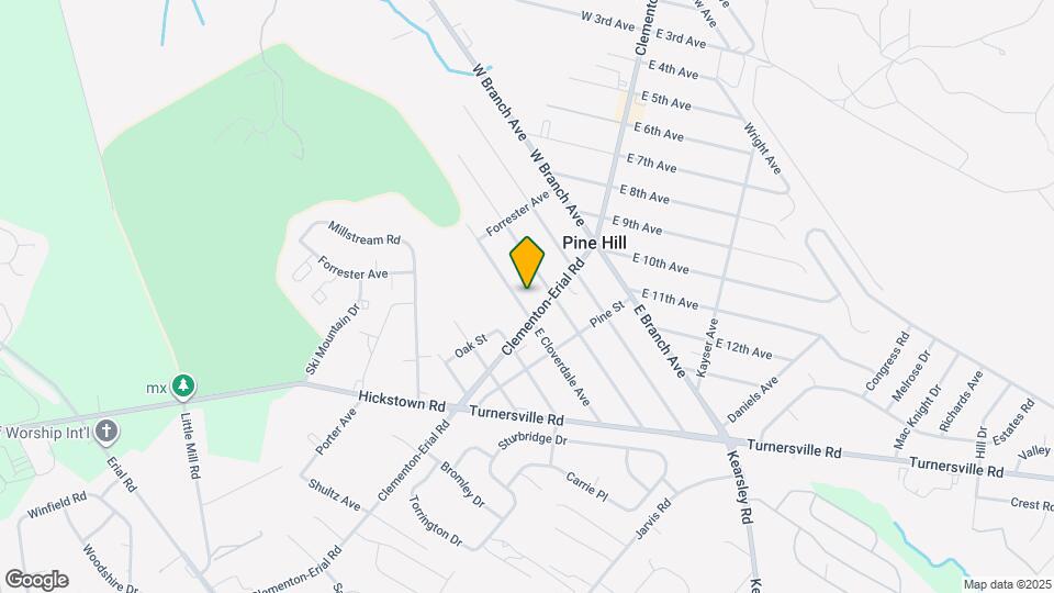 11 W Cloverdale Ave Map and Location Details