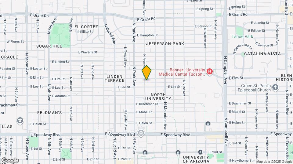 1620 N Fremont Ave Map and Location Details