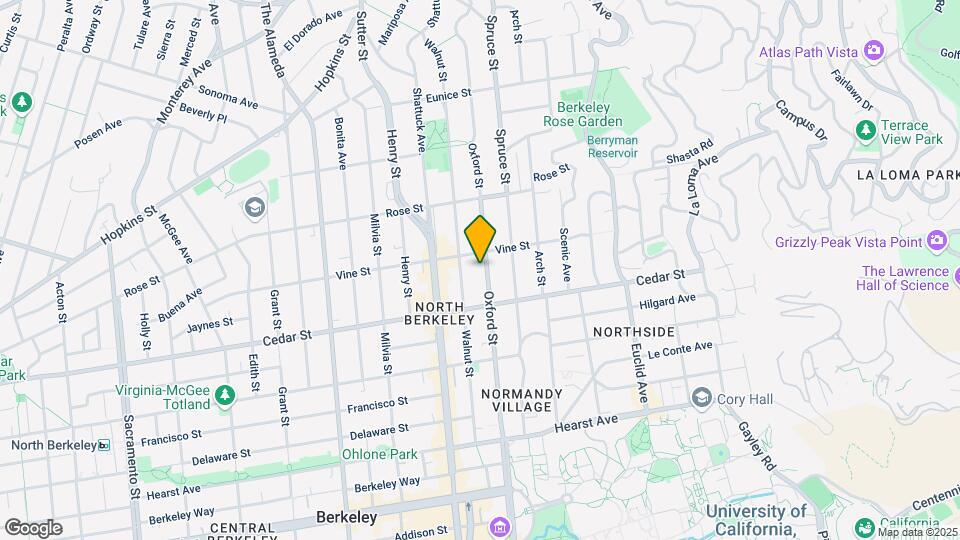 1510 Oxford St Mapa y Detalles de la Ubicación