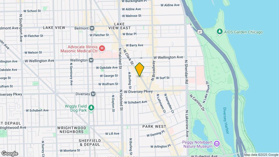 2850 N. Clark Street Apartments Map and Location Details