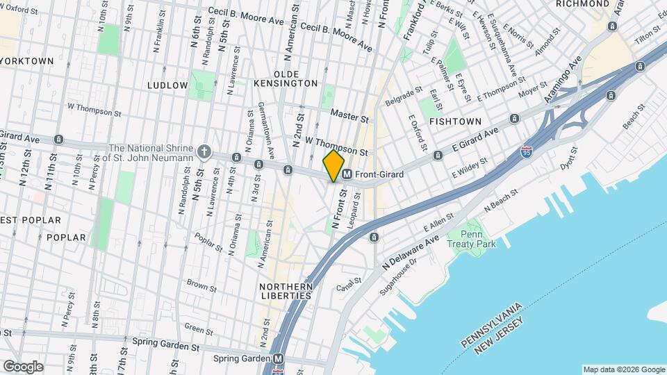 1136 Hope St Map and Location Details