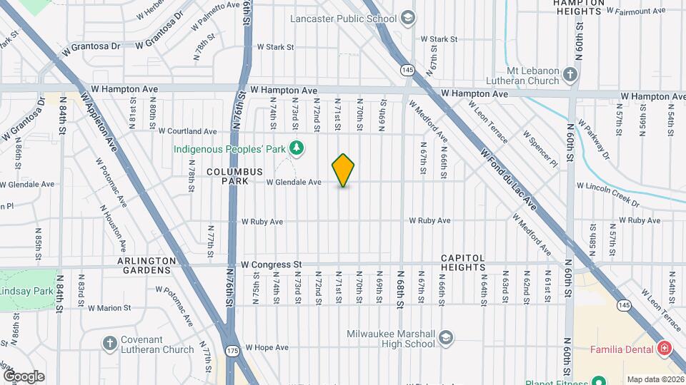 4556 N 71st St Map and Location Details