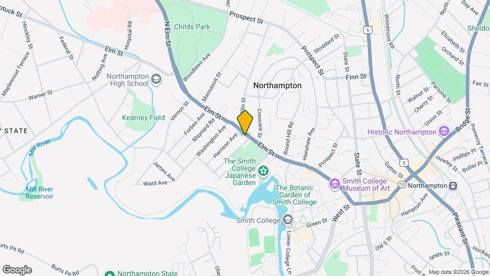 206 Elm St, Unit 2 Map and Location Details