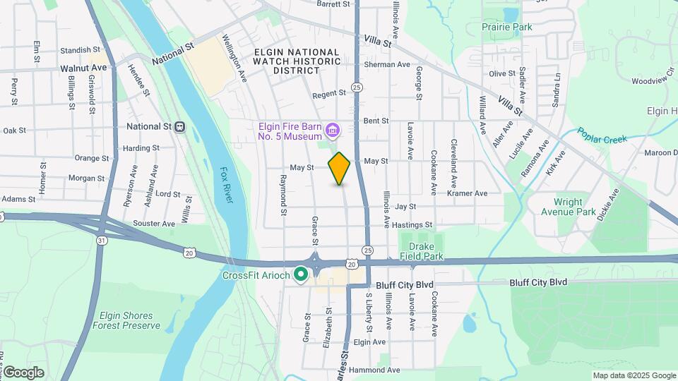 644 St Charles St Mapa y Detalles de la Ubicación