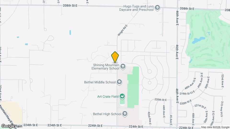 21520 38th Ave E Mapa y Detalles de la Ubicación